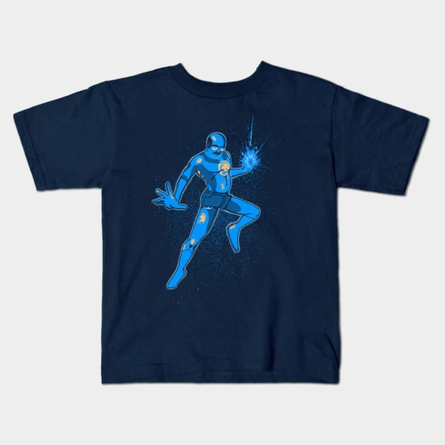 Blue Coprs Kids T-Shirt by ohmybatman